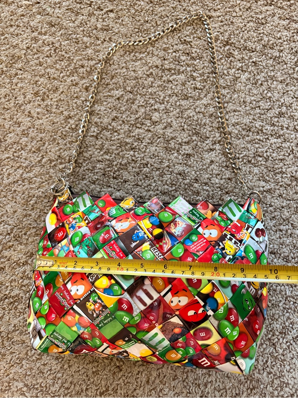 Colorful Candy Print Chain Strap Women's Shoulder Bag - Picture 4 of 6